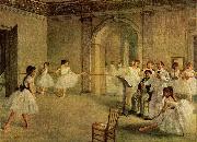 Edgar Degas Ballettsaal der Oper in der Rue Peletier china oil painting artist